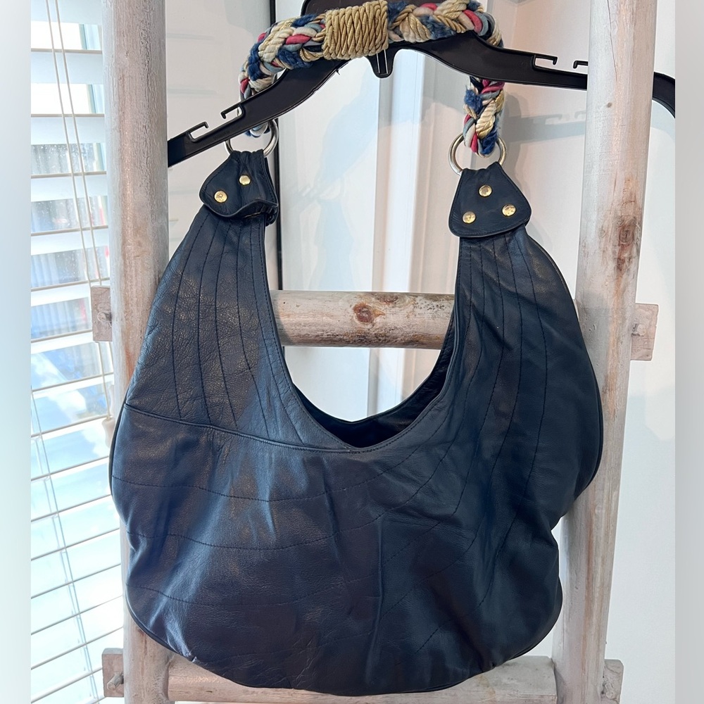 MIMSY Butter Soft Blue Leather Purse 👜